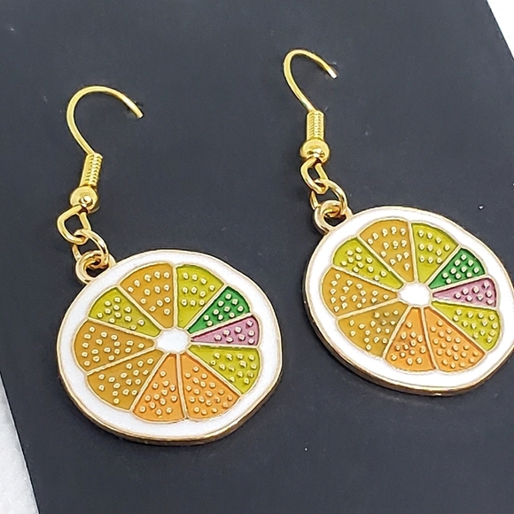 Handmade Jewelry - Handmade Citrus Fruit Earrings